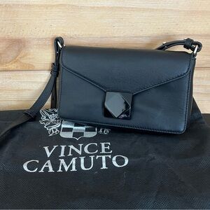 Vince Camuto Black Leather Crossbody